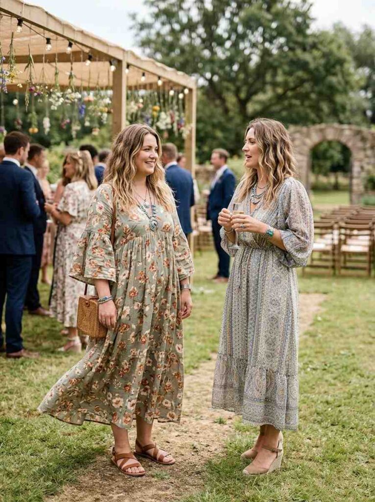 Boho-Inspired Wedding Guest Dresses