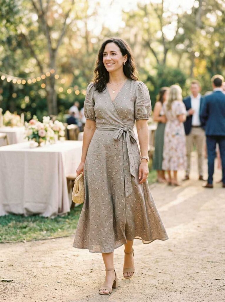 Short Sleeve Midi Dresses