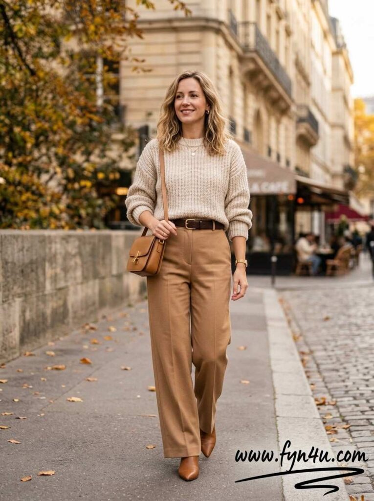 wide-leg dress pants