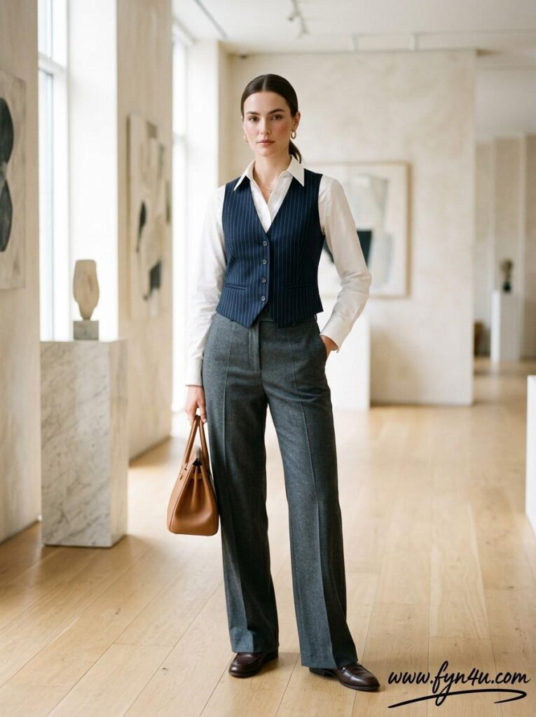 wide-leg dress pants